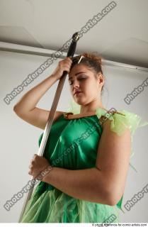 KATERINA STANDING POSE WITH SWORD